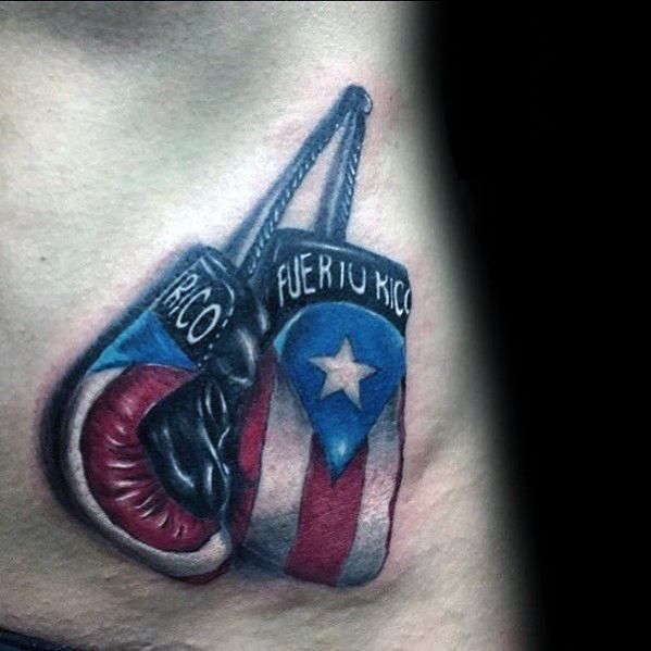 50 Cool Puerto Rican Flag Tattoo Ideas for Men
