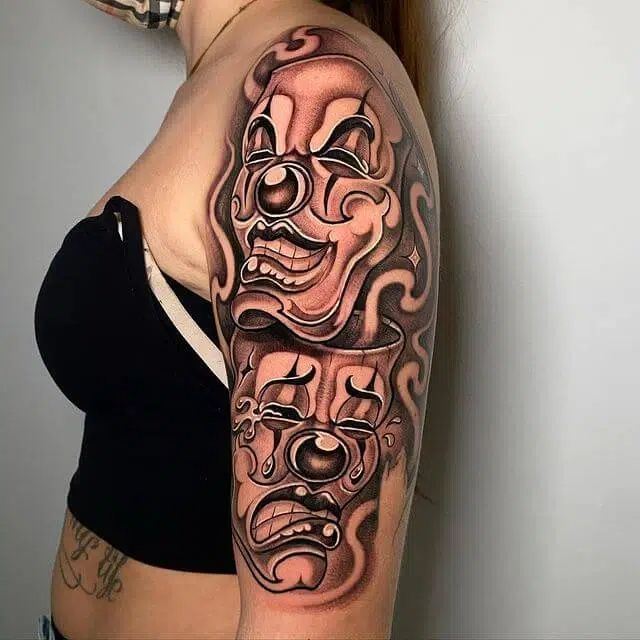 46 Laugh Now Cry Later Tattoo Designs with Meaning