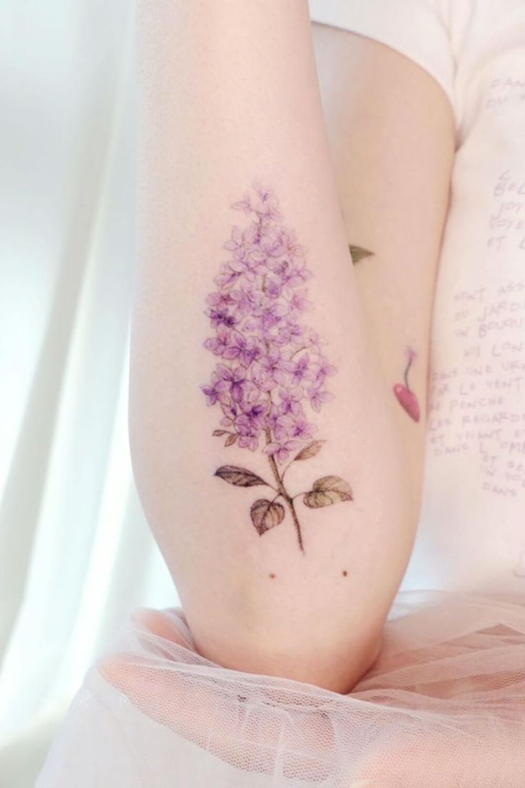 Beautiful Lilac Tattoos: Ideas, Designs, and Meanings