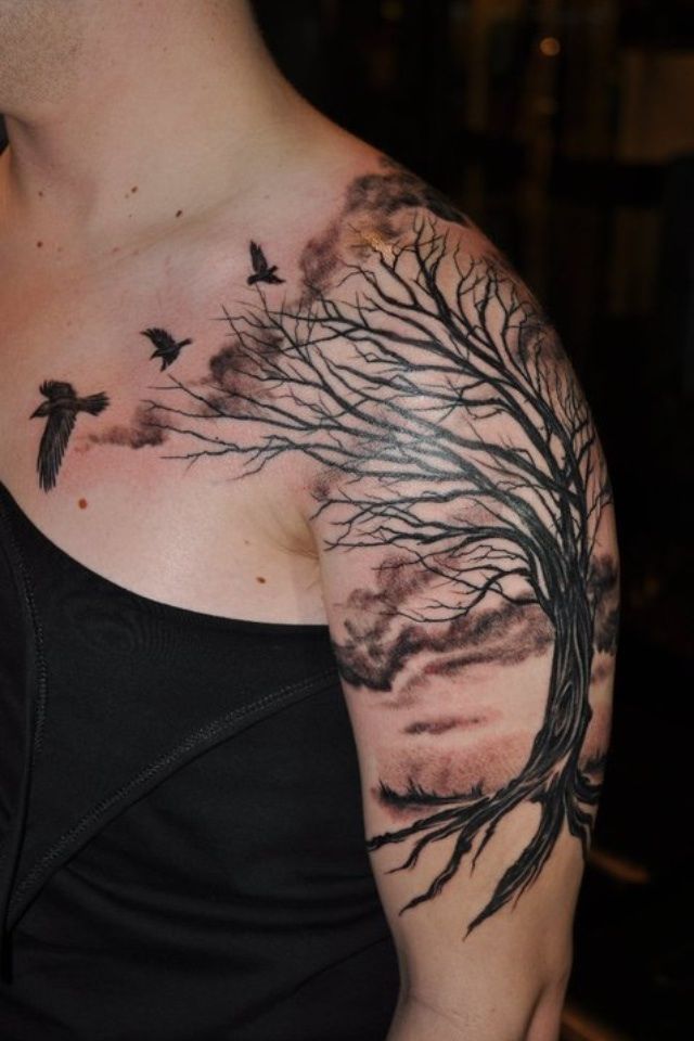 Pin by Tammy Berg on Tattoo Ideas | Tree tattoo designs, Life tattoos, Tree  tattoo arm