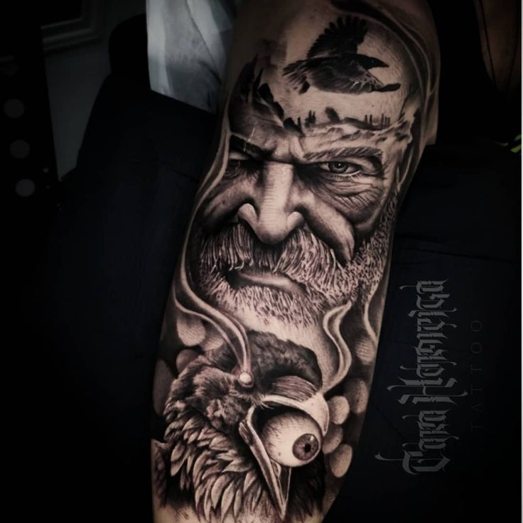 101 Amazing Odin Tattoos For 2024!