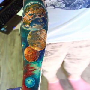 110 Space Tattoos That Are Basically Outer Space Cool