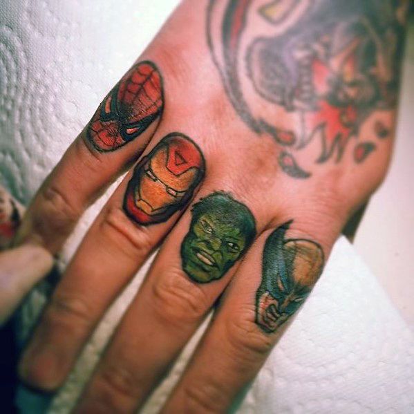 57 Marvel Tattoos for Men