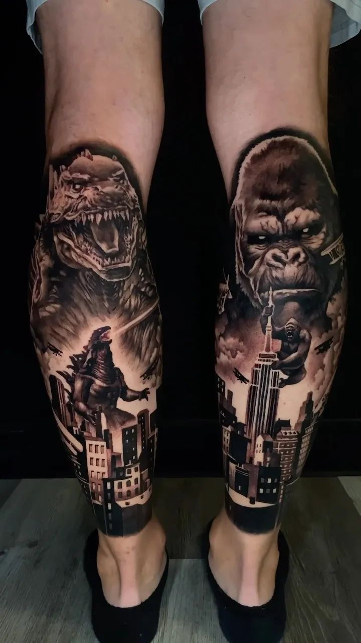 40+ Godzilla x Kong Tattoo Ideas You Must See!