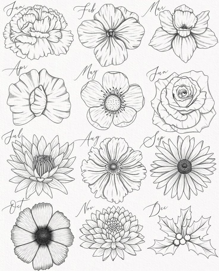 Birth Flower Tattoo Ideas