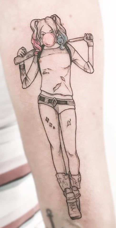 Harley Quinn Tattoos: Meanings, Tattoo Designs & Ideas