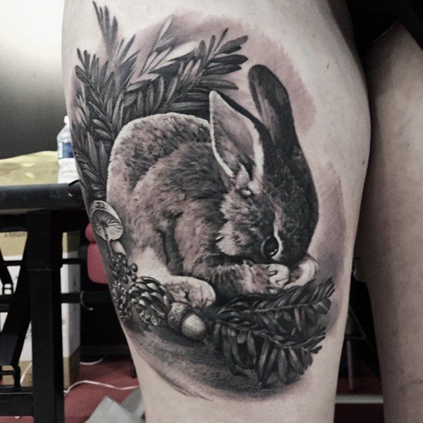 60+Rabbit Tattoo Ideas for Your Inspiration | Art and Design | Rabbit  tattoos, Bunny