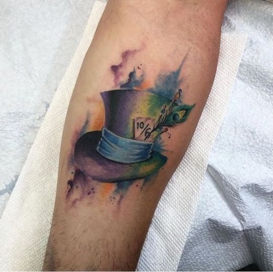20+ Brilliant Mad Hatter Tattoos Just For You - The XO Factor