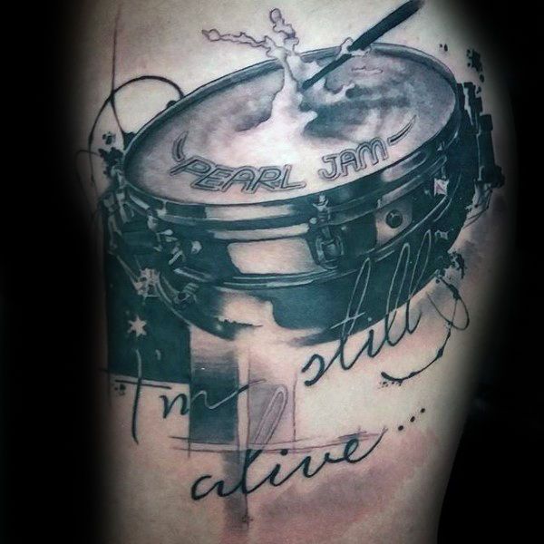 67 Stunning Drum Tattoos for Men
