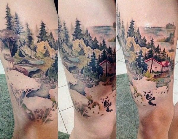70 Pine Tree Tattoo Ideas for Men
