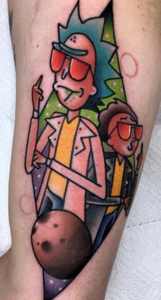 9 Rick and morty tattoo ideas | rick and morty tattoo, rick and morty, morty