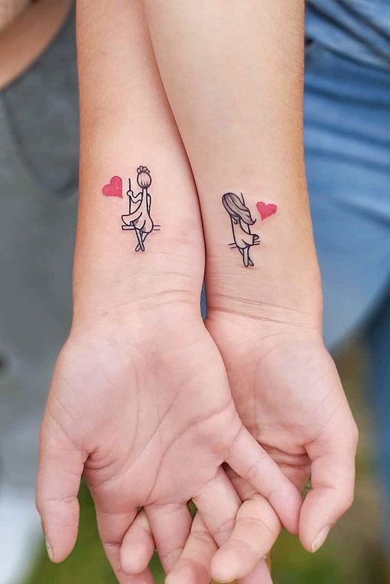 54 Cool Sister Tattoo Ideas To Show Your Bond - Page 47 of 54 - SooPush