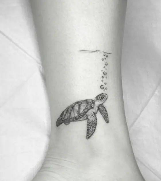 12+ Tiny Sea Turtle Tattoo Designs