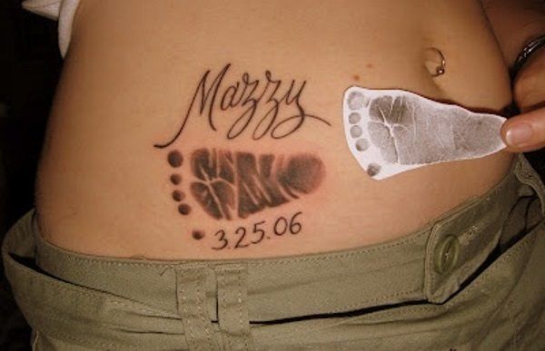 Baby Footprint Tattoo Ideas - 26 Sweet Collections | Design Press