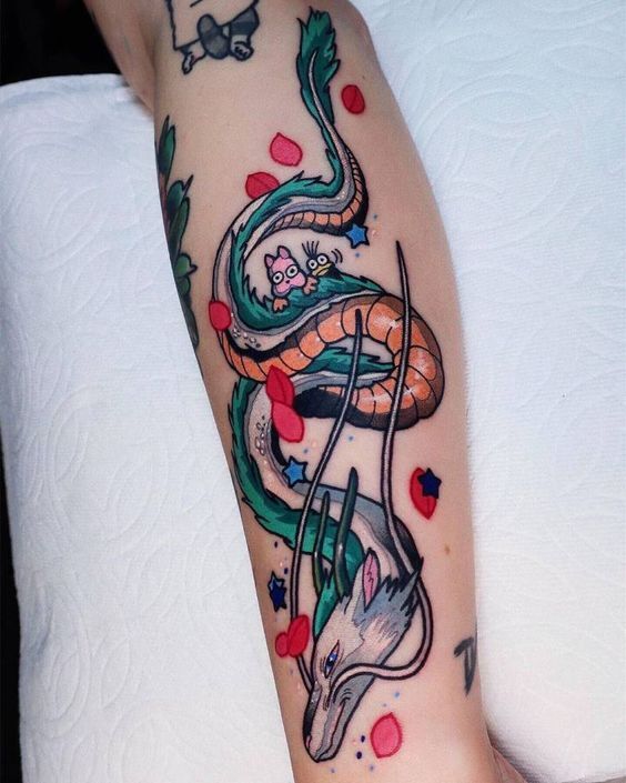 Top 50 Spirited Away Haku Dragon Tattoo Ideas New 2024
