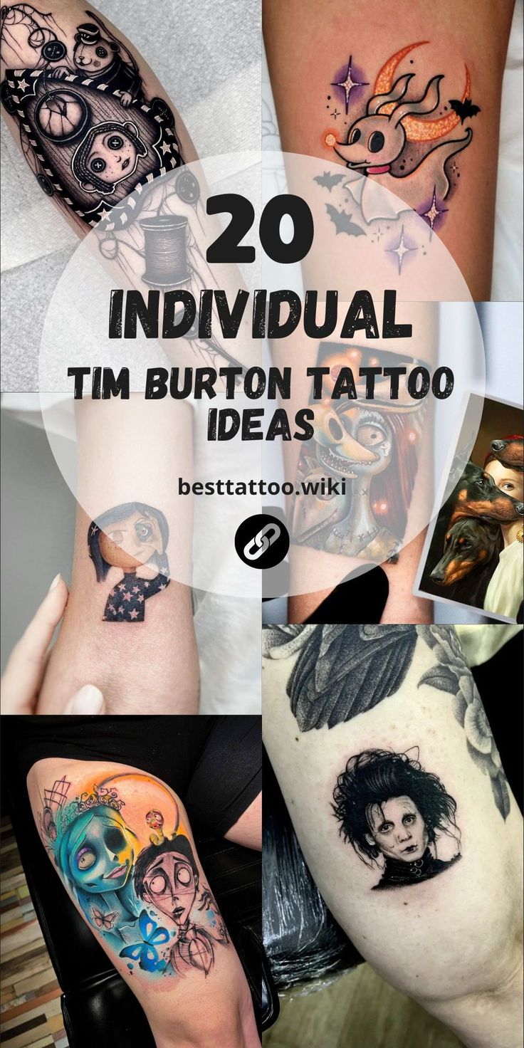 Tim Burton Tattoo Inspiration: 20 Unique Designs for Fans of His Iconic  Movies and Characters