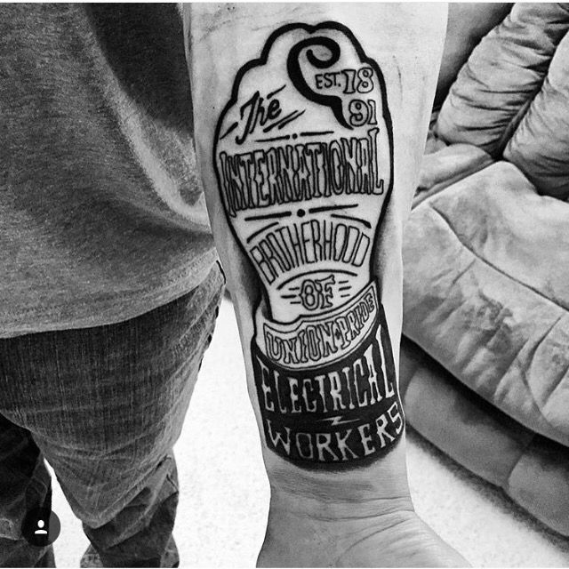 Lineman tattoo