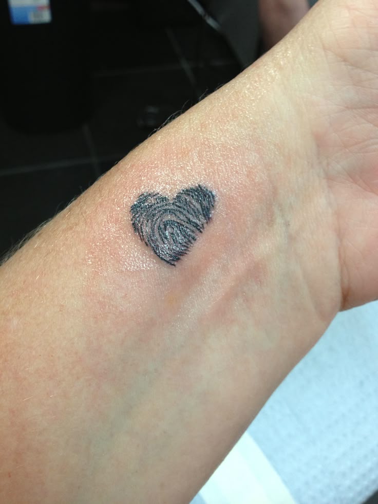 Fingerprint Tattoo Placement