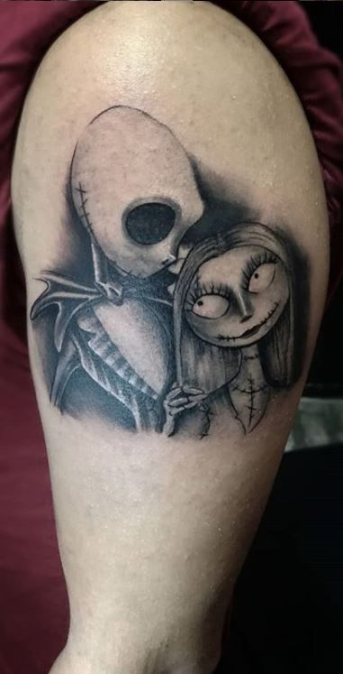 100+ Unique Jack and Sally Tattoos (The Nightmare Before Christmas) - Tattoo  Me Now