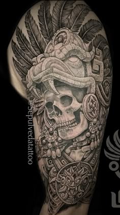 900+ Mexican Culture Tat2 Ideas in 2025 | aztec tattoo, aztec art, aztec tattoo  designs