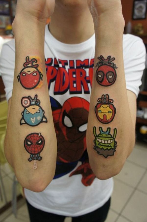 40 Mightiest Marvel Comic Tattoo Designs | Comic tattoo, Deadpool tattoo,  Marvel tattoos