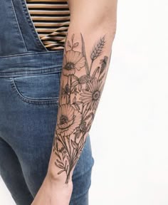15 Garden tattoo ideas | sleeve tattoos, body art tattoos, flower tattoos