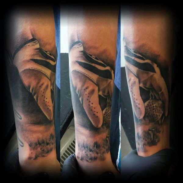 40 Spectacular Golf Tattoos for Men