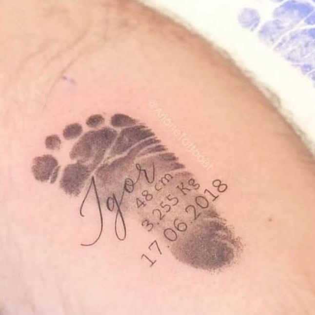 210+ Footprint Tattoos For Men and Women (2022)