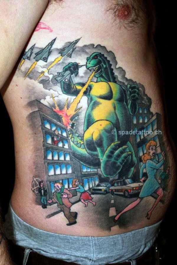 30 Seriously Good Godzilla Tattoos (30 photos) | KLYKER.COM
