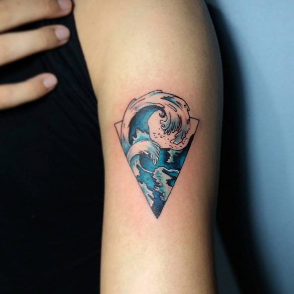 185 Wave Tattoo Designs and Ideas For Those Who Love Ocean - Tattoo Me Now