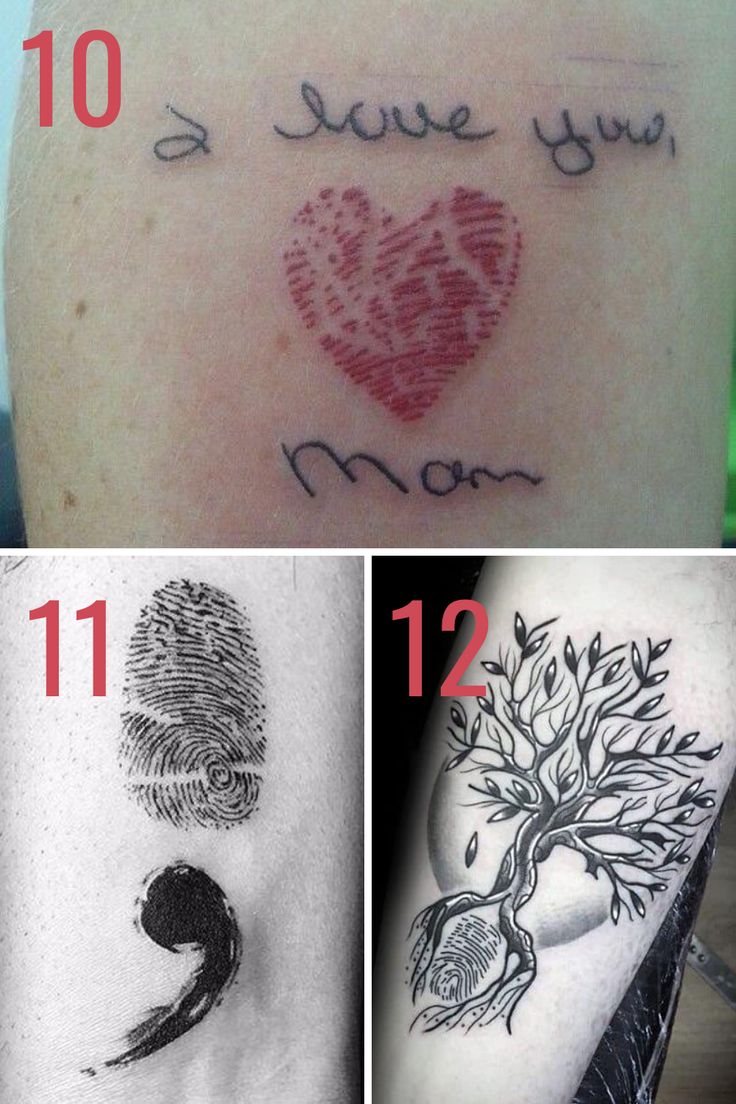 43 Special Fingerprint Tattoo Ideas