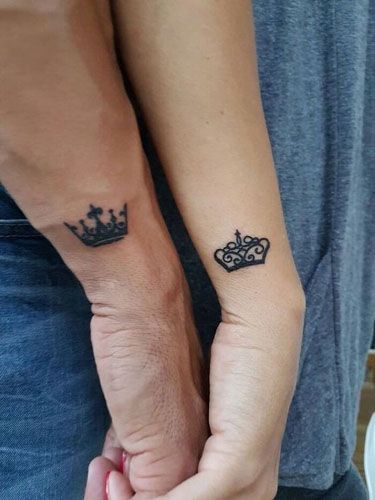 15 Stylish King and Queen Tattoos For The Best Couples!