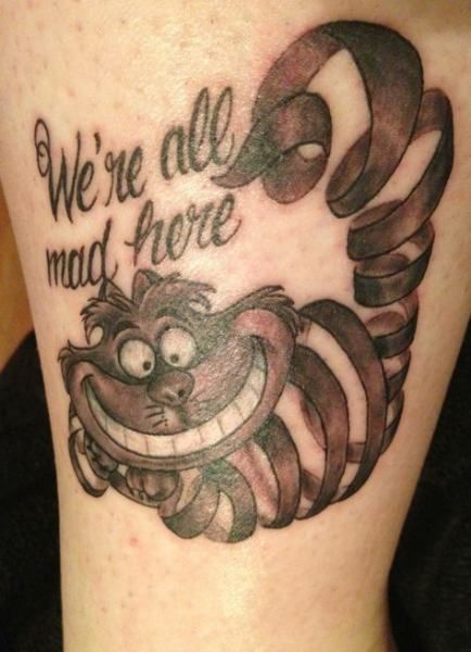 220+ Cheshire Cat Tattoo Designs (2024) Simple Small Meaningful Ideas
