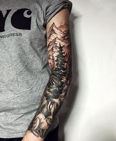 Discover 18 Tattoo and tattoos ideas | sleeve tattoos, forest tattoos,  tattoos for guys and more
