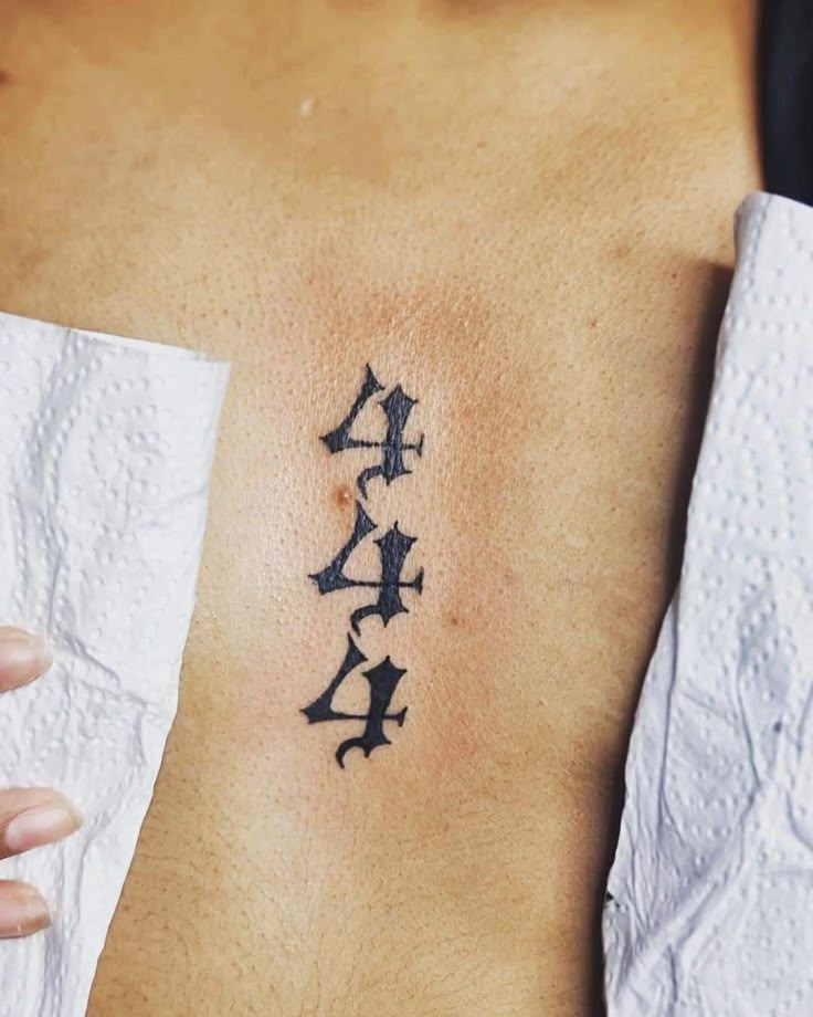 Best 444 Tattoo Ideas With Spiritual Meanings (2024 Version)