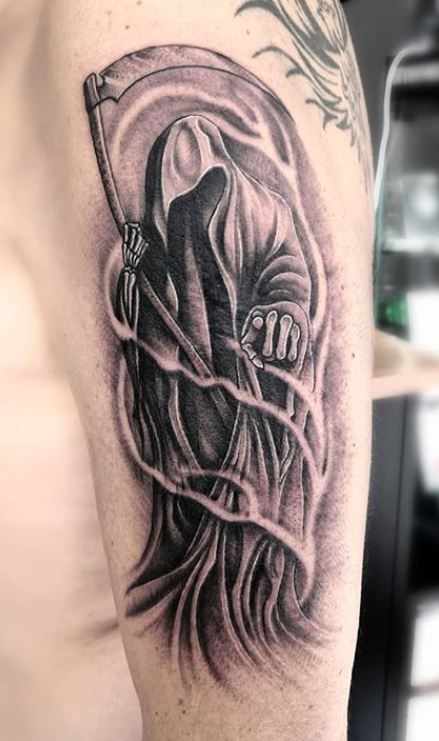 110 Unique Grim Reaper Tattoos You'll Need to See - Tattoo Me Now