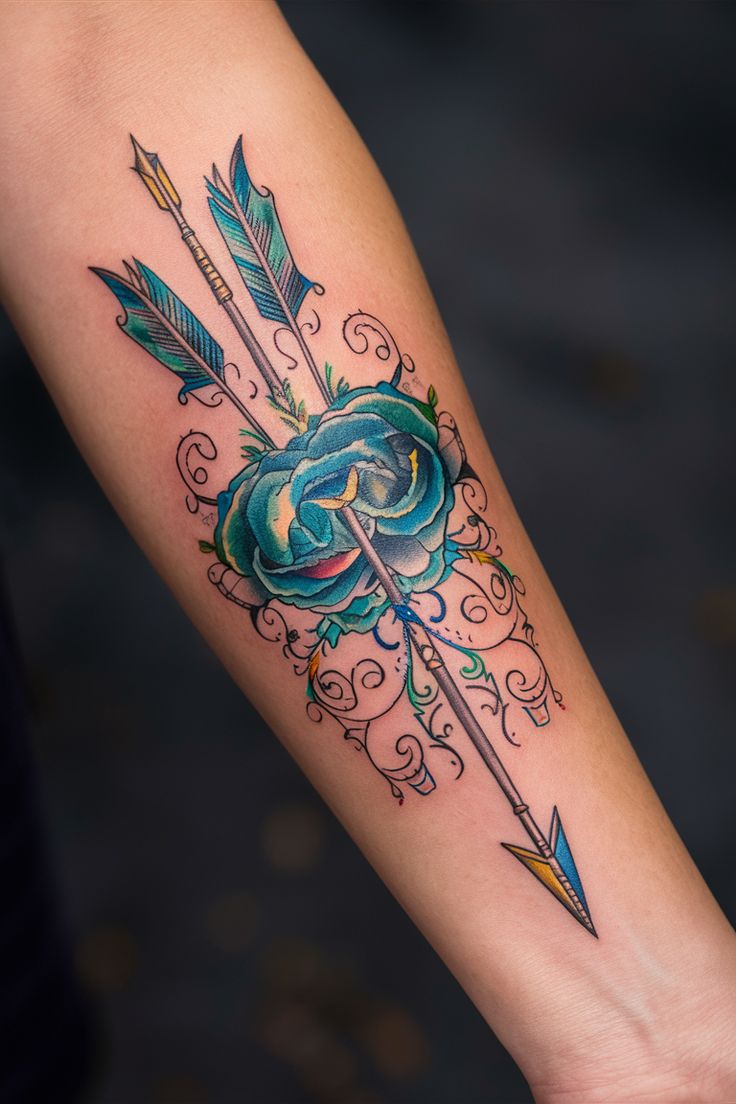 Feminine Arrow Tattoo