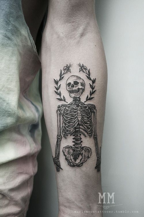 40 skeleton tattoo designs