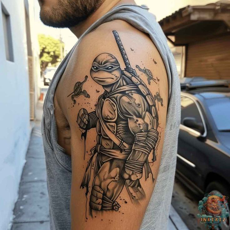 Teenage Mutant Ninja Turtles Tattoos: 140 Designs TMNT