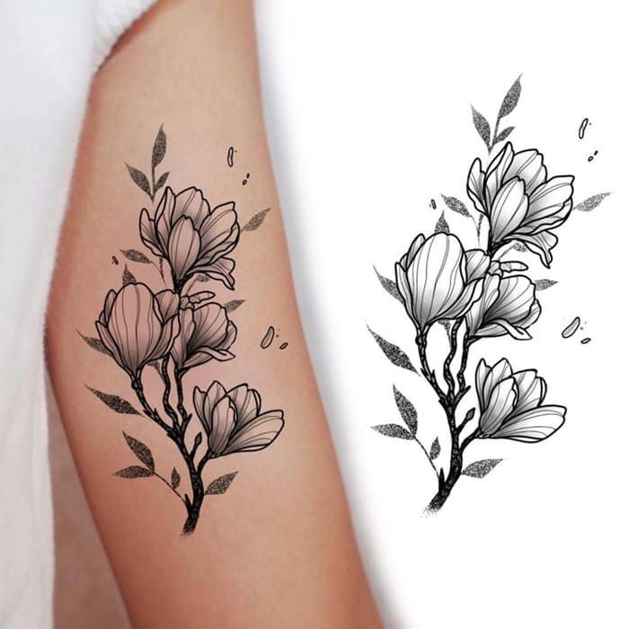 115 Breathtaking Magnolia Tattoo Ideas You Shouldn't Miss Out On! - Wild Tattoo Art