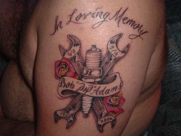 Mechanic Tools Tattoo | www.pixshark.com - Images Galleries With A Bite! |  Tool tattoo, Dad tattoos, Rip tattoos for dad