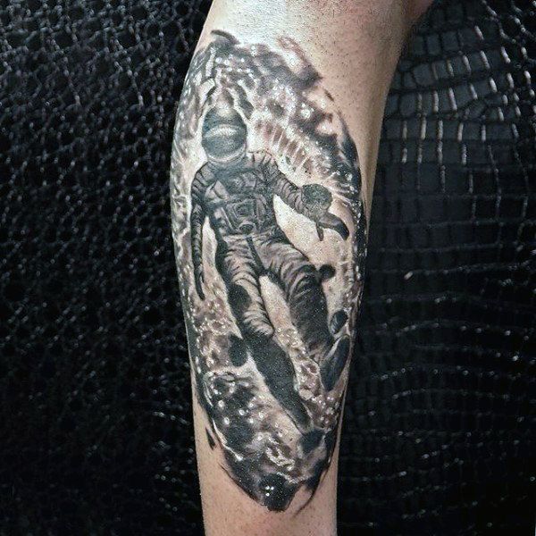 100 Amazing Astronaut Tattoo Designs for Men