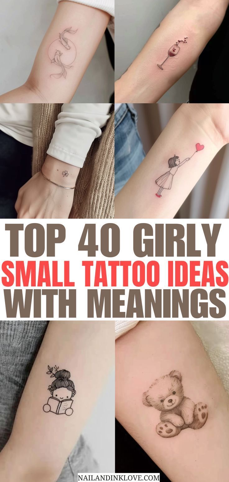 Top 40 Girly Small Tattoos Ideas With Meaning