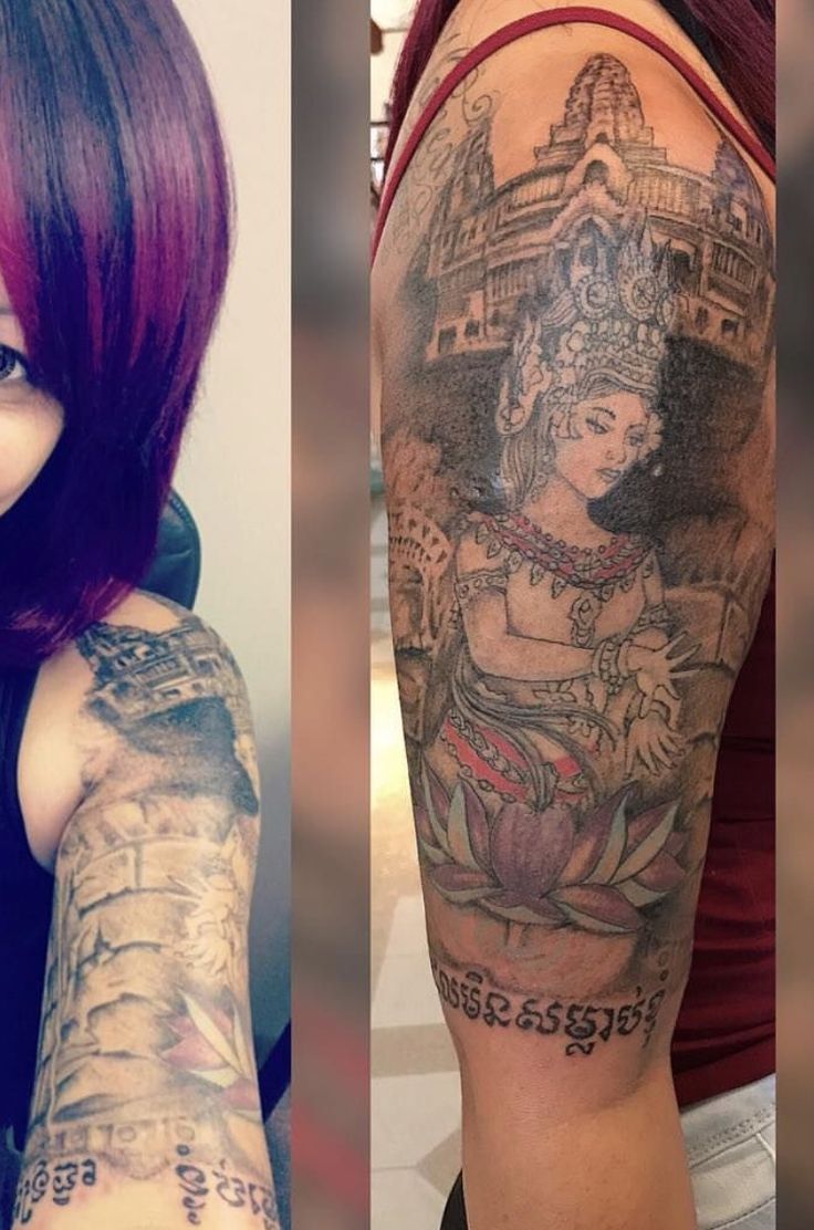 Pin by Mee on Tattoo's in 2025 | Khmer tattoo, Buddha tattoos, Simplistic  tattoos
