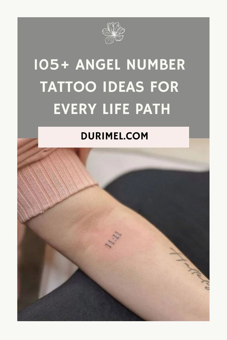 105+ Angel Number Tattoo Ideas for Every Life Path