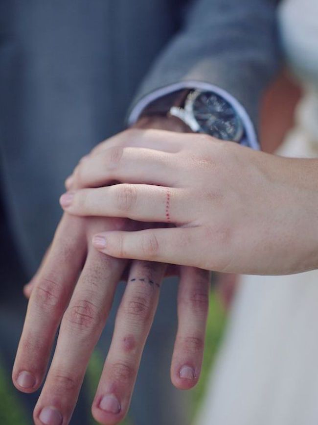 25 Awesome Wedding Ring Tattoos - Feed Inspiration