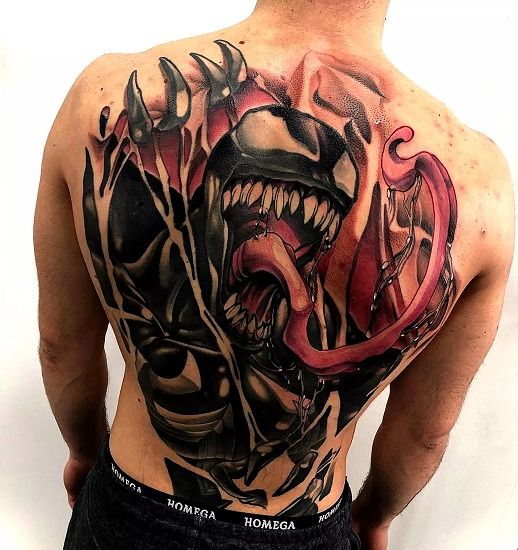 Best Venom Tattoo Ideas for Marvel Enthusiasts