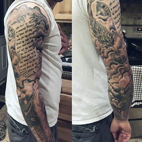 53 Scroll Tattoos for Men