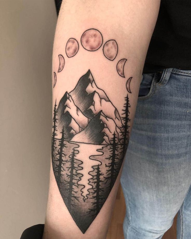 101 Amazing Phases Of The Moon Tattoo Ideas You Will Love!