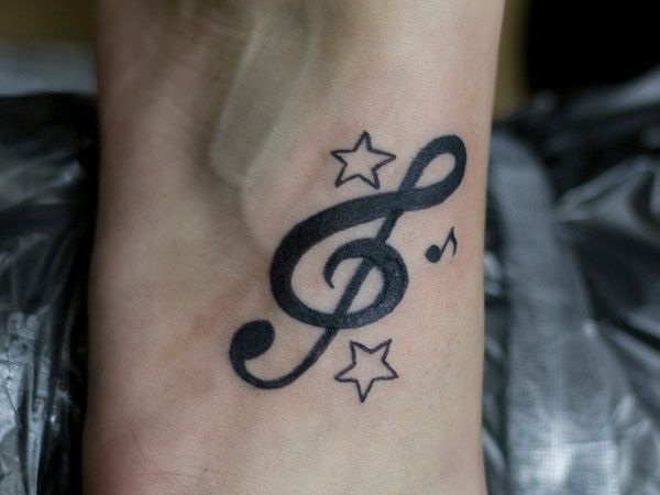 Tattoo | Music note tattoo, Note tattoo, Music tattoo designs